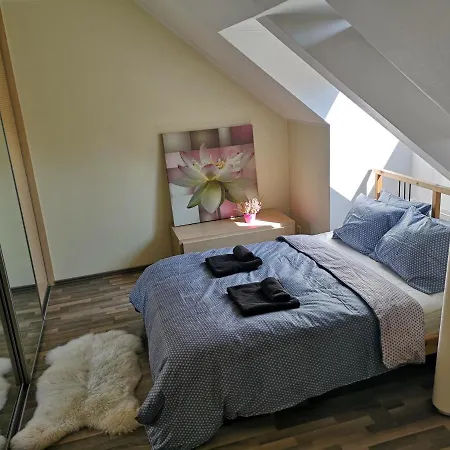 Cozy Little City Penthouse With Terrace And Free Parking Apartman *